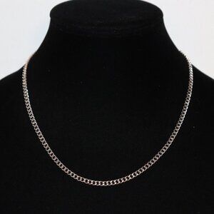 Beautiful silver chain necklace 18-21"